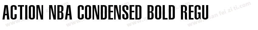 Action NBA Condensed Bold Regular字体转换